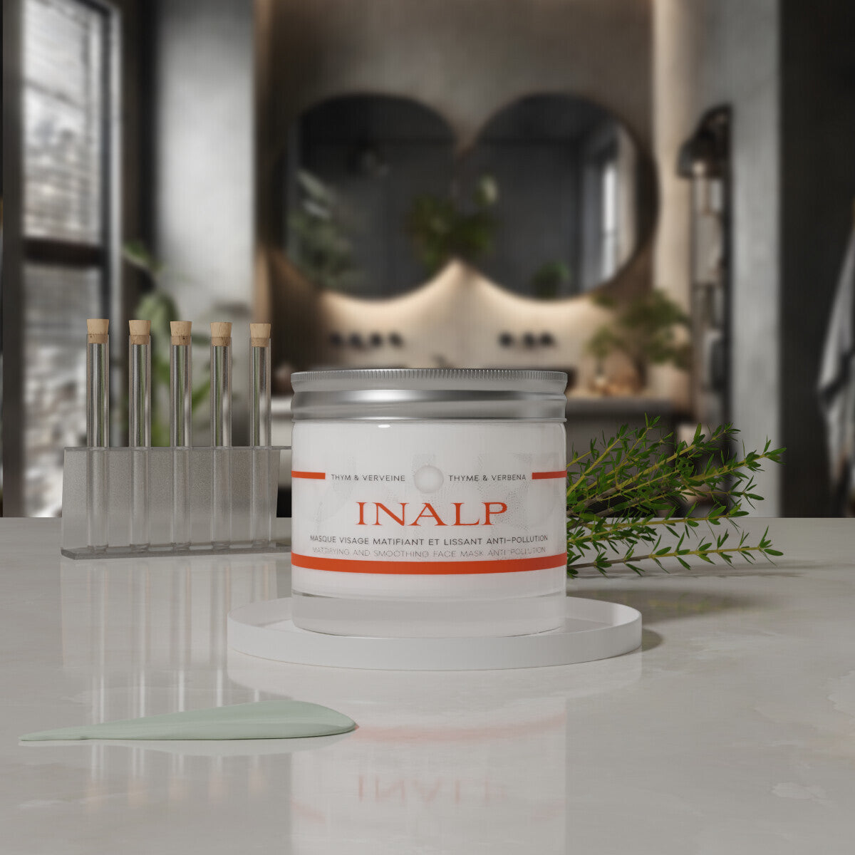 Masque Visage Matifiant & Lissant Anti-Pollution Inalp - Cabine
