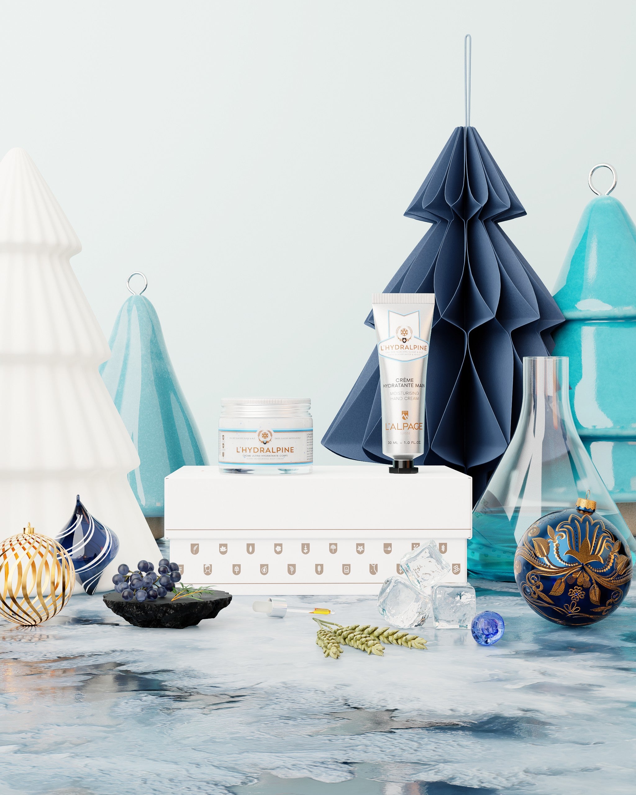 Set oder Geschenkbox Körpercreme 50ml + Handcreme L&
