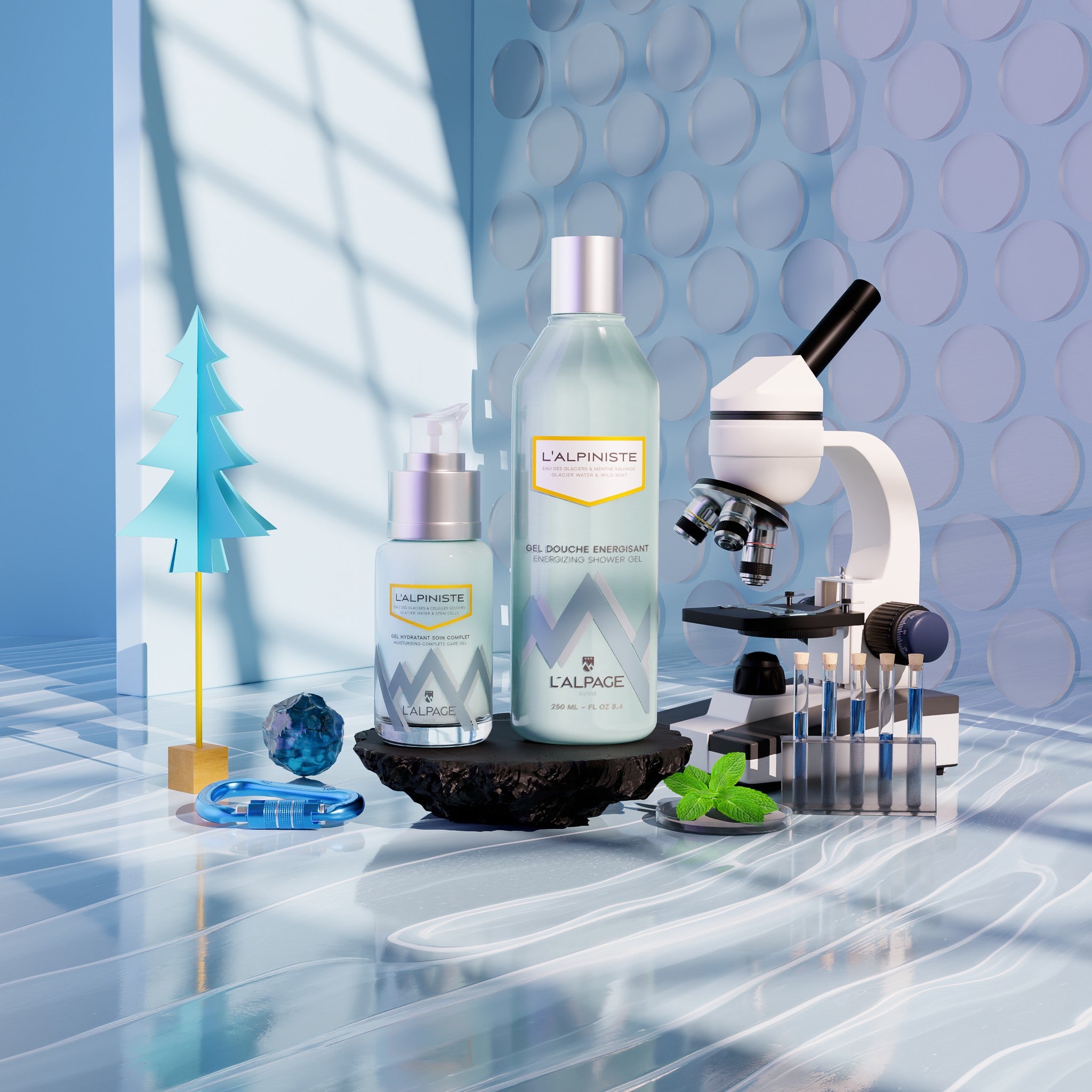 Geschenkset oder Geschenkbox: Duo Complete Feuchtigkeitspflegegel + Belebendes Duschgel <tc>L&