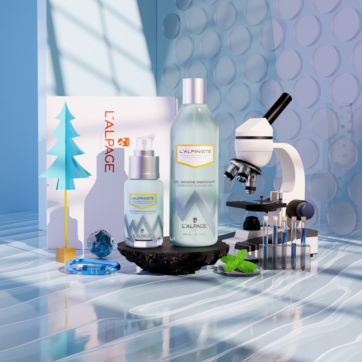 Geschenkset oder Geschenkbox: Duo Complete Feuchtigkeitspflegegel + Belebendes Duschgel <tc>L&