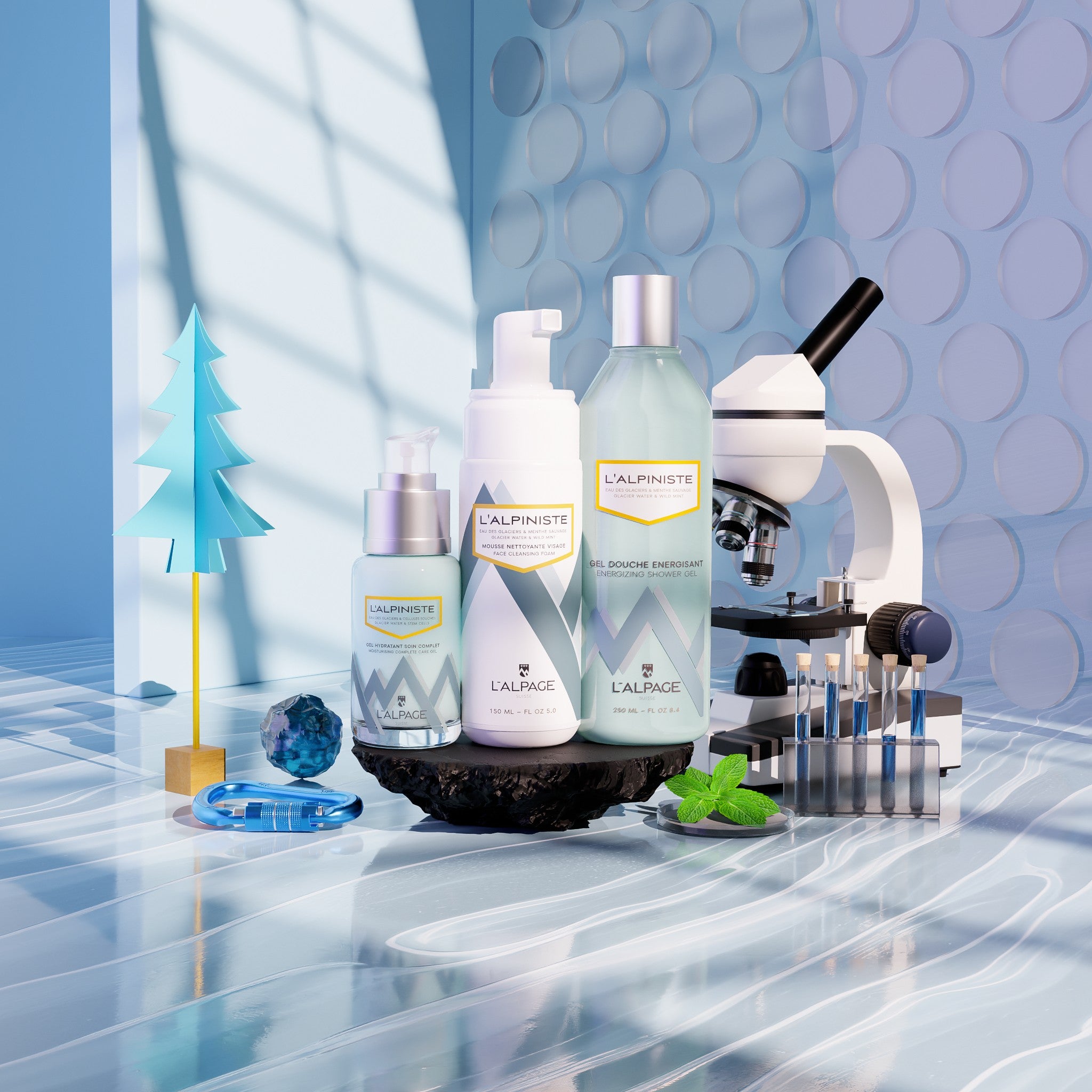 Set/Gift Box: Complete Moisturizing Care Gel + Energizing Shower Gel + Cleansing Foam <tc>L&