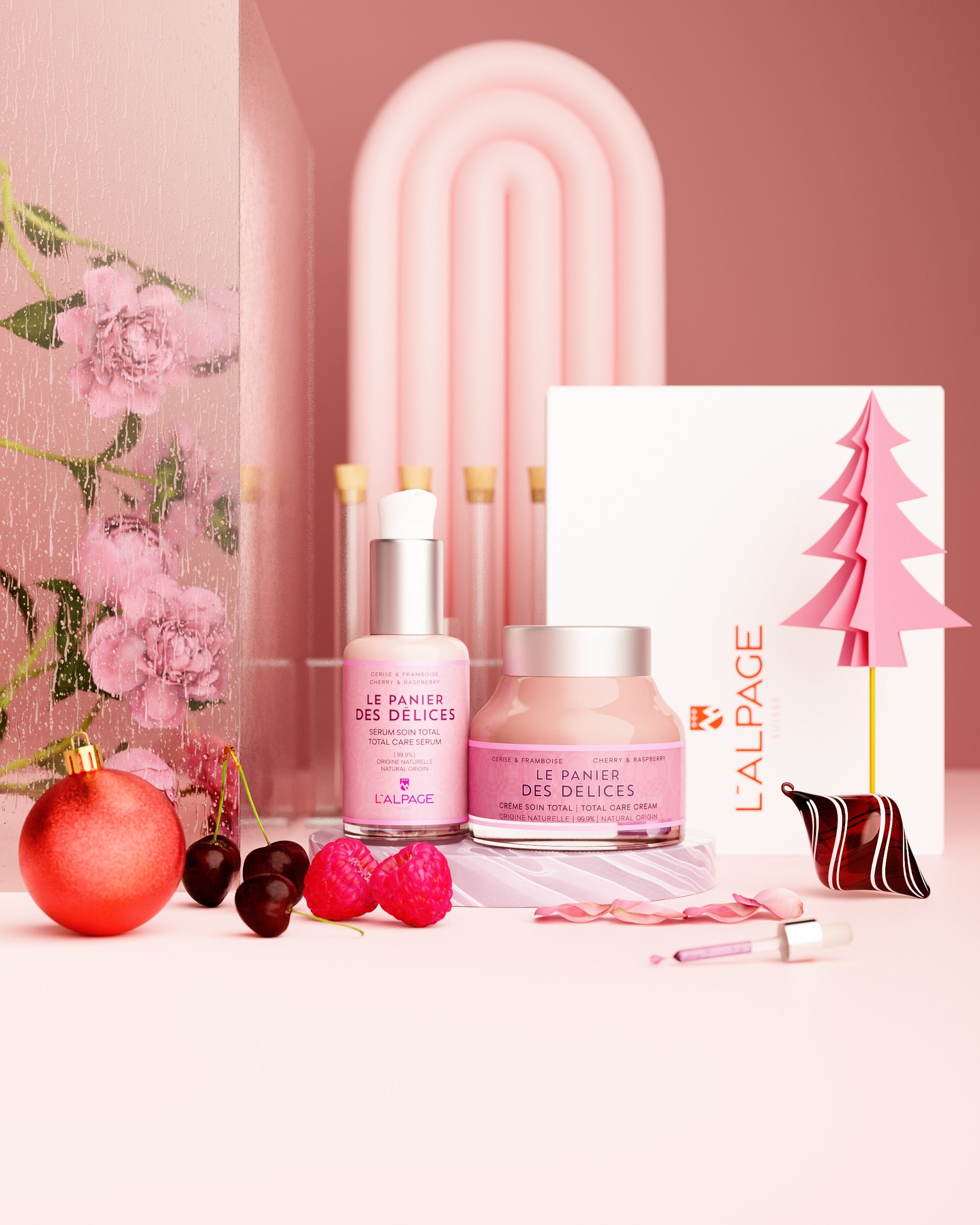 Duo Skincare Set or Gift Box: Total Care Cream + Total Care Serum <tc>Le Panier des Délices</tc>