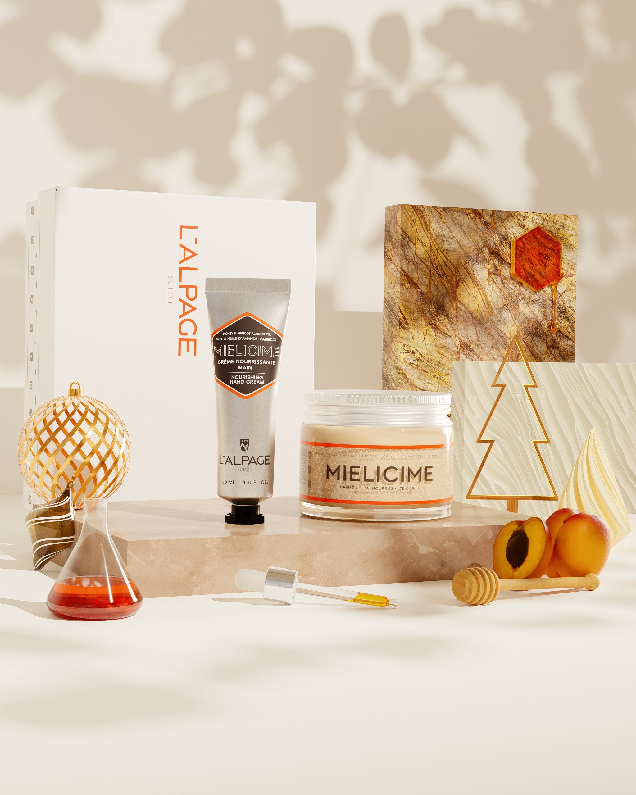 Set ou Coffret Cadeau DUO Crème Corps 50ml + Crème Main Mielicime