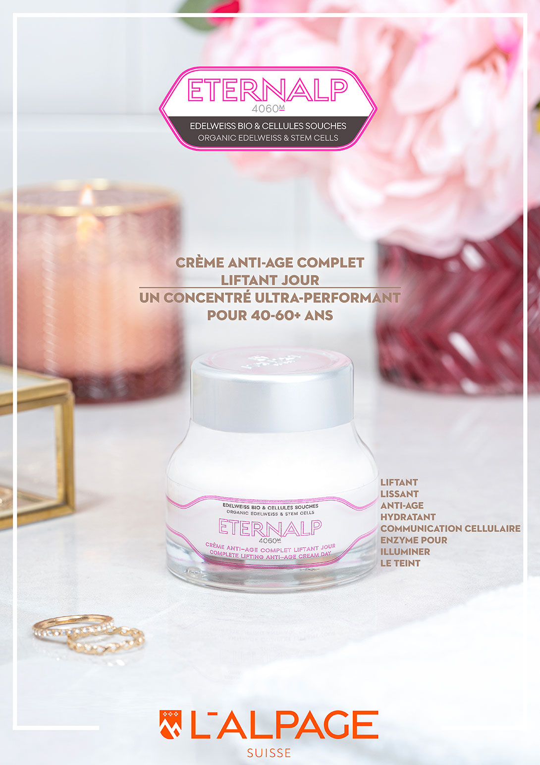 Crème Anti-Age Complet Liftant Jour Eternalp 4060m - L&