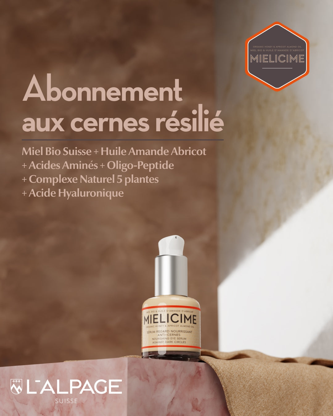 Pflegendes Serum gegen Augenringe Mielicime
