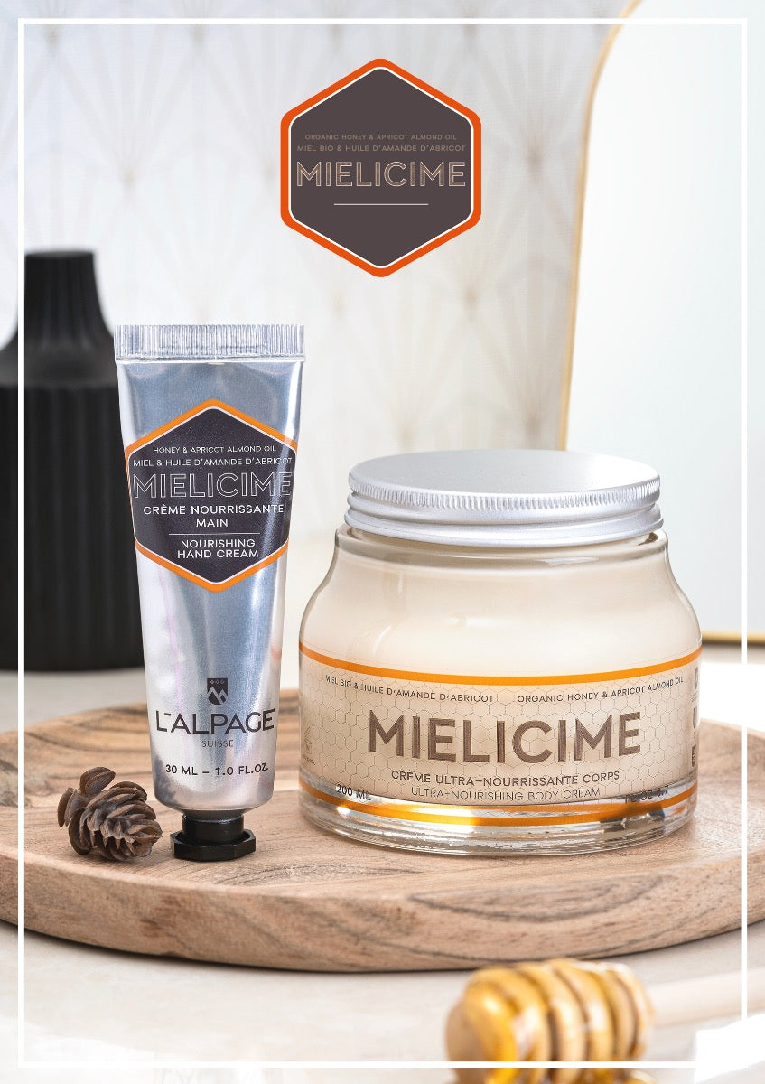 Coffret Cadeau / Set Crème Corps 200ml + Crème Main Mielicime - L&