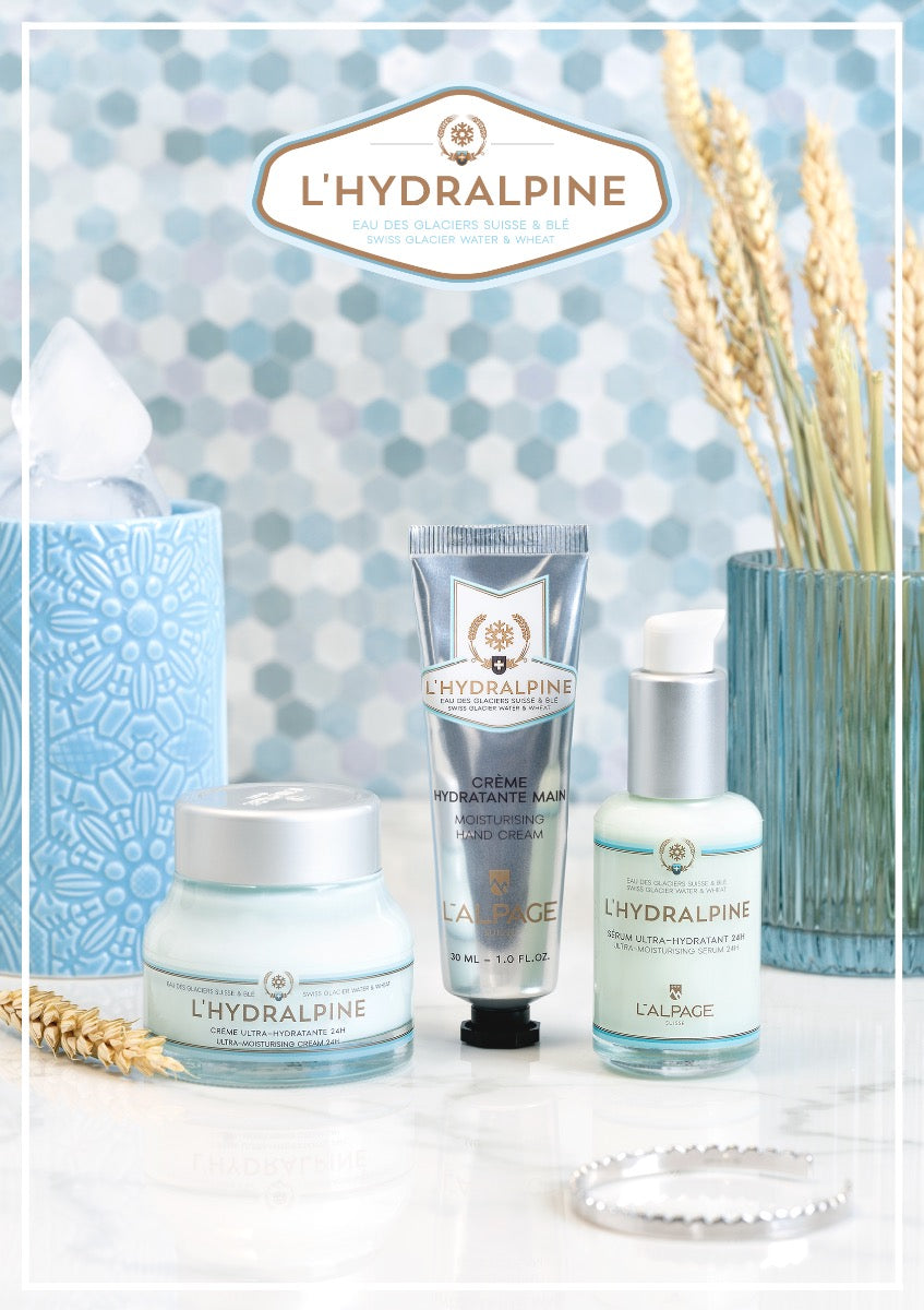 Coffret Cadeau Crème Visage Hydratante 24h + Sérum Visage Hydratante 24h + Crème Main L&