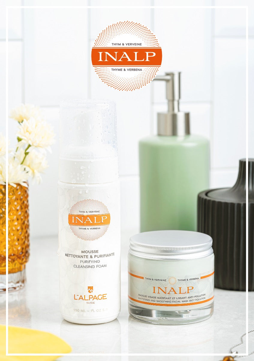 Coffret Cadeau Masque Visage 100ml + Mousse Nettoyante INALP - L&