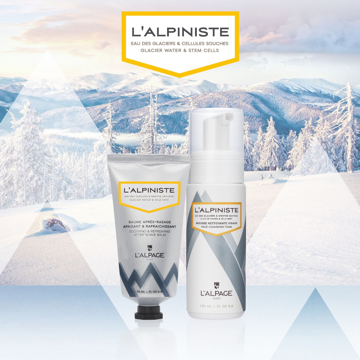 Coffret Cadeau Baume Après-Rasage + Mousse Nettoyante L&