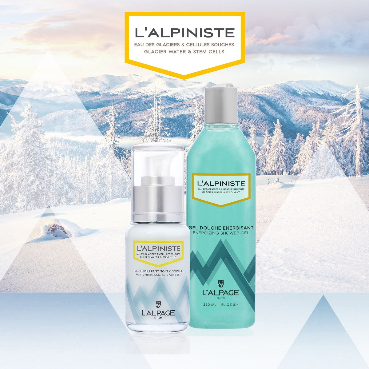 Coffret Cadeau Gel Soin Complet Hydratant + Gel Douche Energisant L&