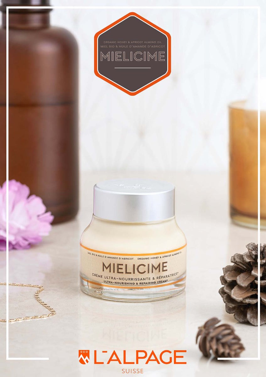 Coffret Cadeau / Set Crème Nourrissante + Sérum Nourrissant + Crème Main MIELICIME - L&