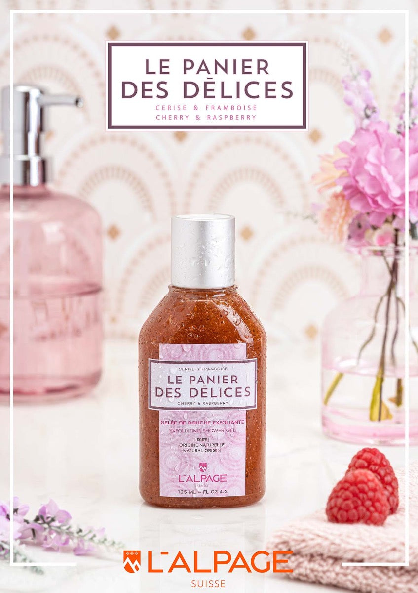 Coffret Cadeau Crème Soin Total + Sérum Soin Total + Gelée de Douche Exfoliante 125ml LE PANIER DES Délices - L&