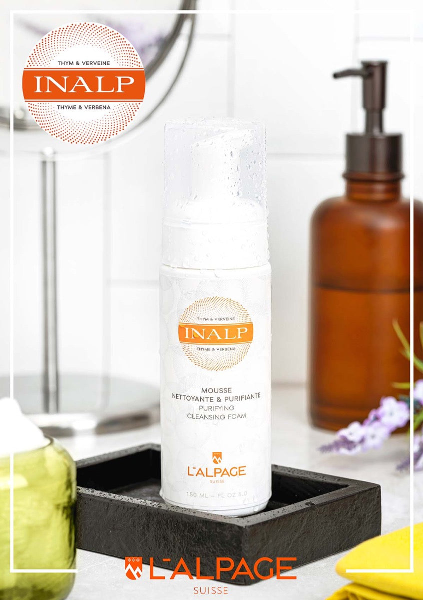 Coffret Cadeau Crème Matifiante et Lissante + Mousse Nettoyante INALP - L&