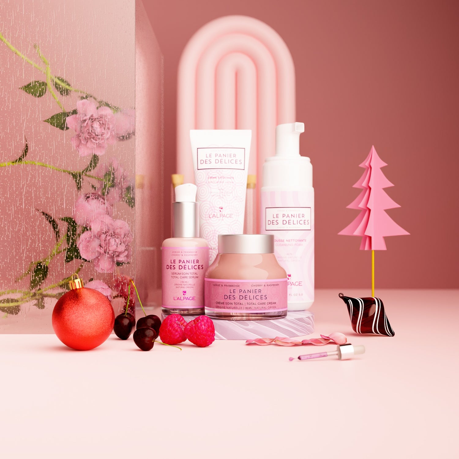 Set oder Geschenkbox Ultimate QUATRO Totalpflege-Creme + Totalpflege-Serum + Peeling-Creme &lt;tc&gt;Le Panier des Délices&lt;/tc&gt;