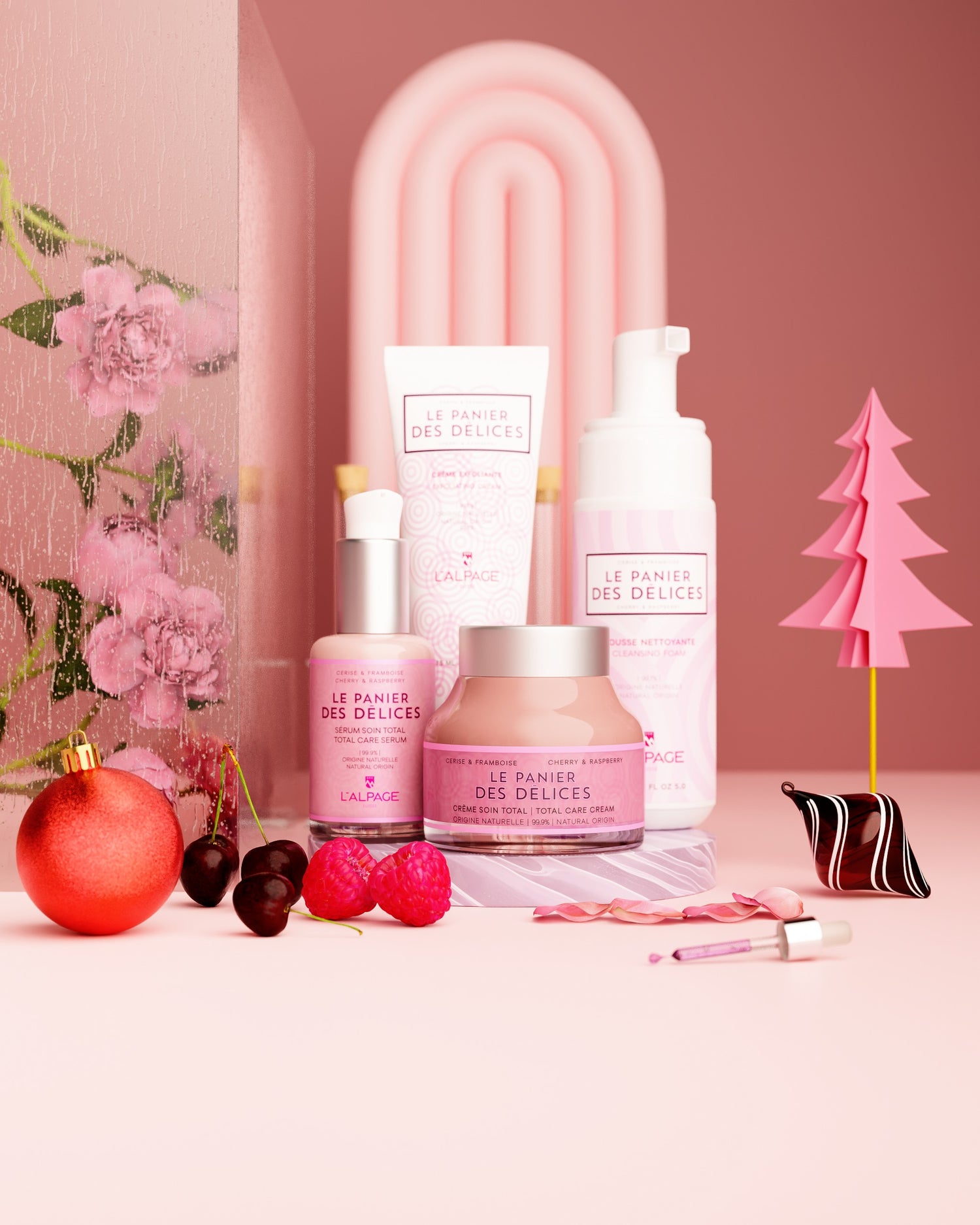 Set oder Geschenkbox Ultimate QUATRO Totalpflege-Creme + Totalpflege-Serum + Peeling-Creme &lt;tc&gt;Le Panier des Délices&lt;/tc&gt;