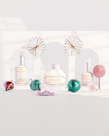 Coffret Cadeau Crème Anti-Age + Sérum Anti-Age + Gel Contour des Yeux Anti-Age ETERNALP 2040m