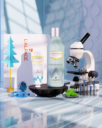 Set ou Coffret Cadeau Soin DUO Baume Après-Rasage Apaisant + Gel Douche Energisant L&