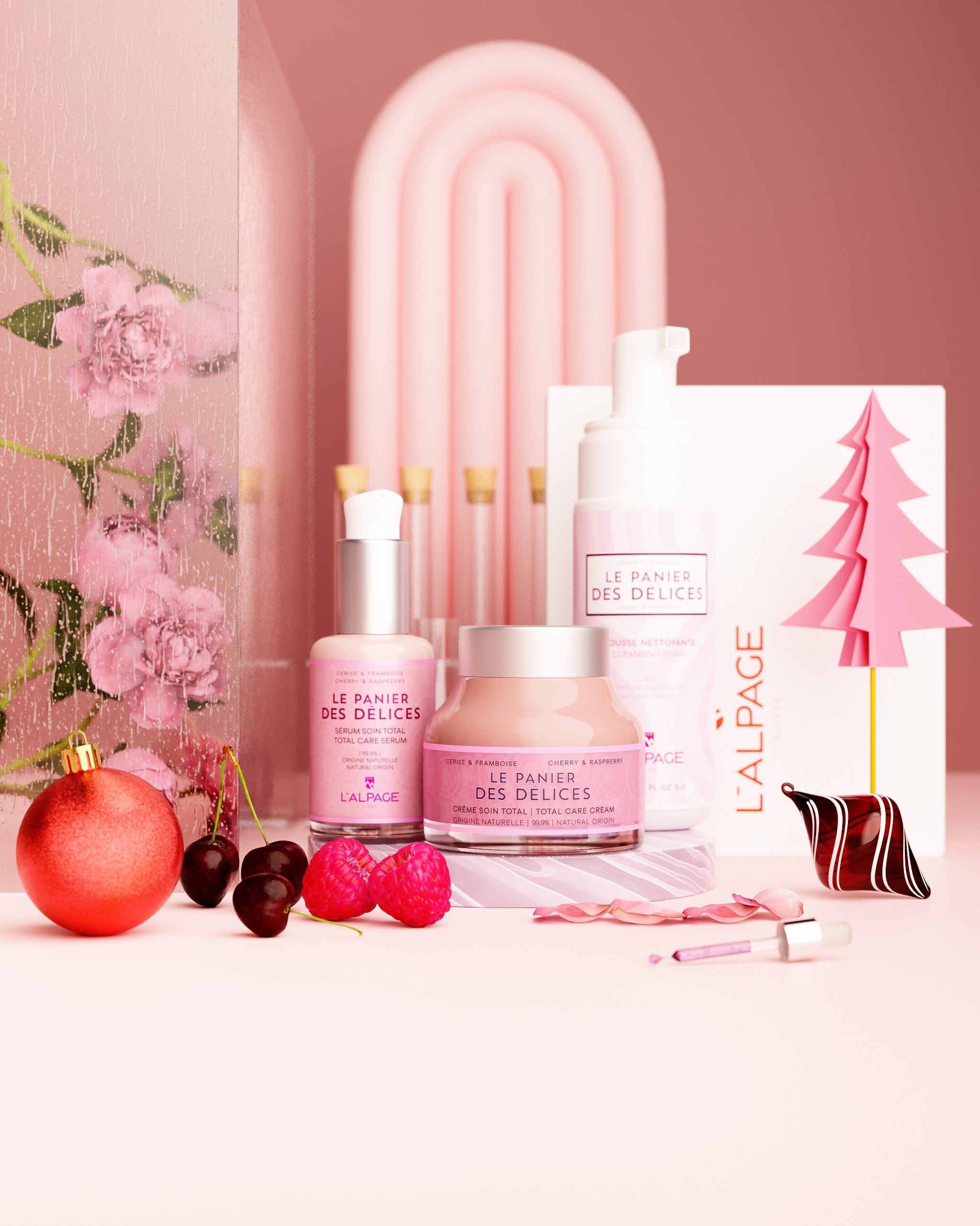 Set o Confezione Regalo TRIO Crema Trattamento Totale + Siero Trattamento Totale + Mousse Detergente <tc>Le Panier des Délices</tc>