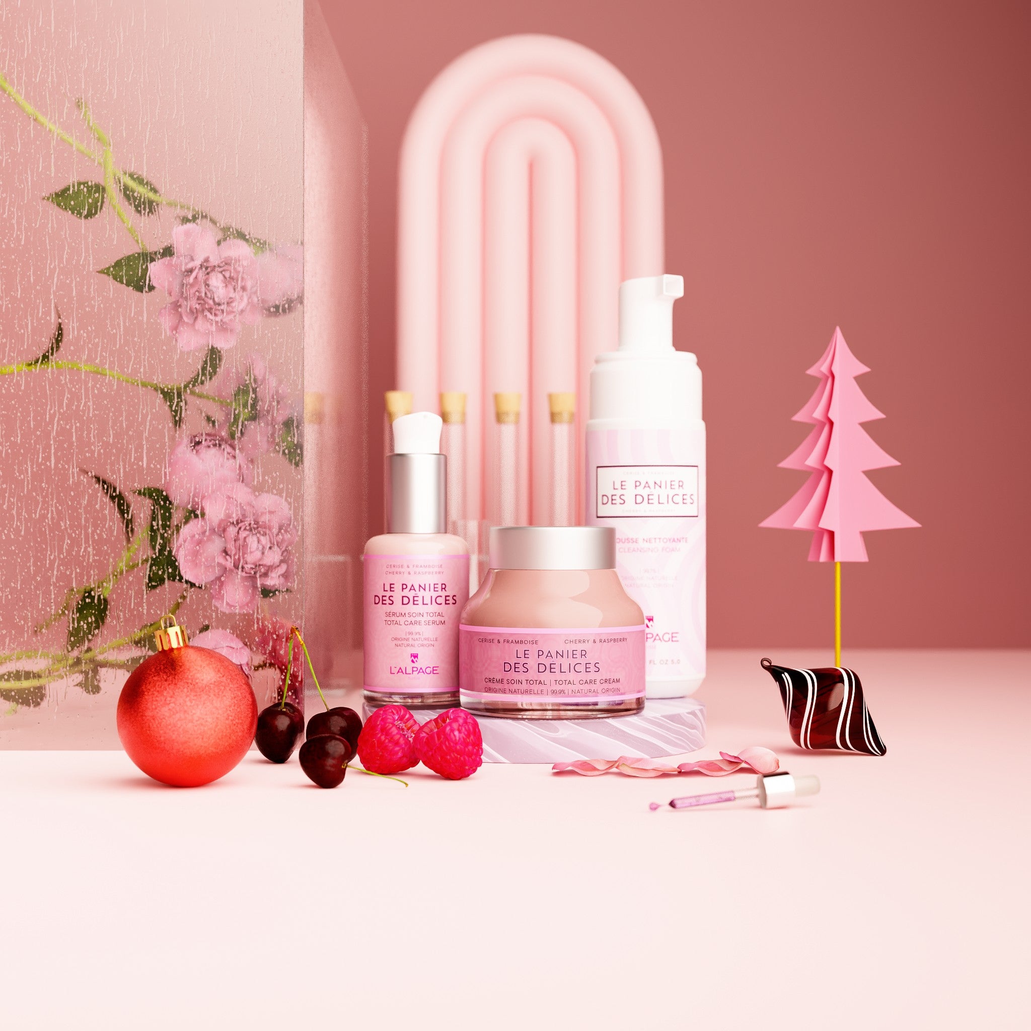 Set o Confezione Regalo TRIO Crema Trattamento Totale + Siero Trattamento Totale + Mousse Detergente <tc>Le Panier des Délices</tc>