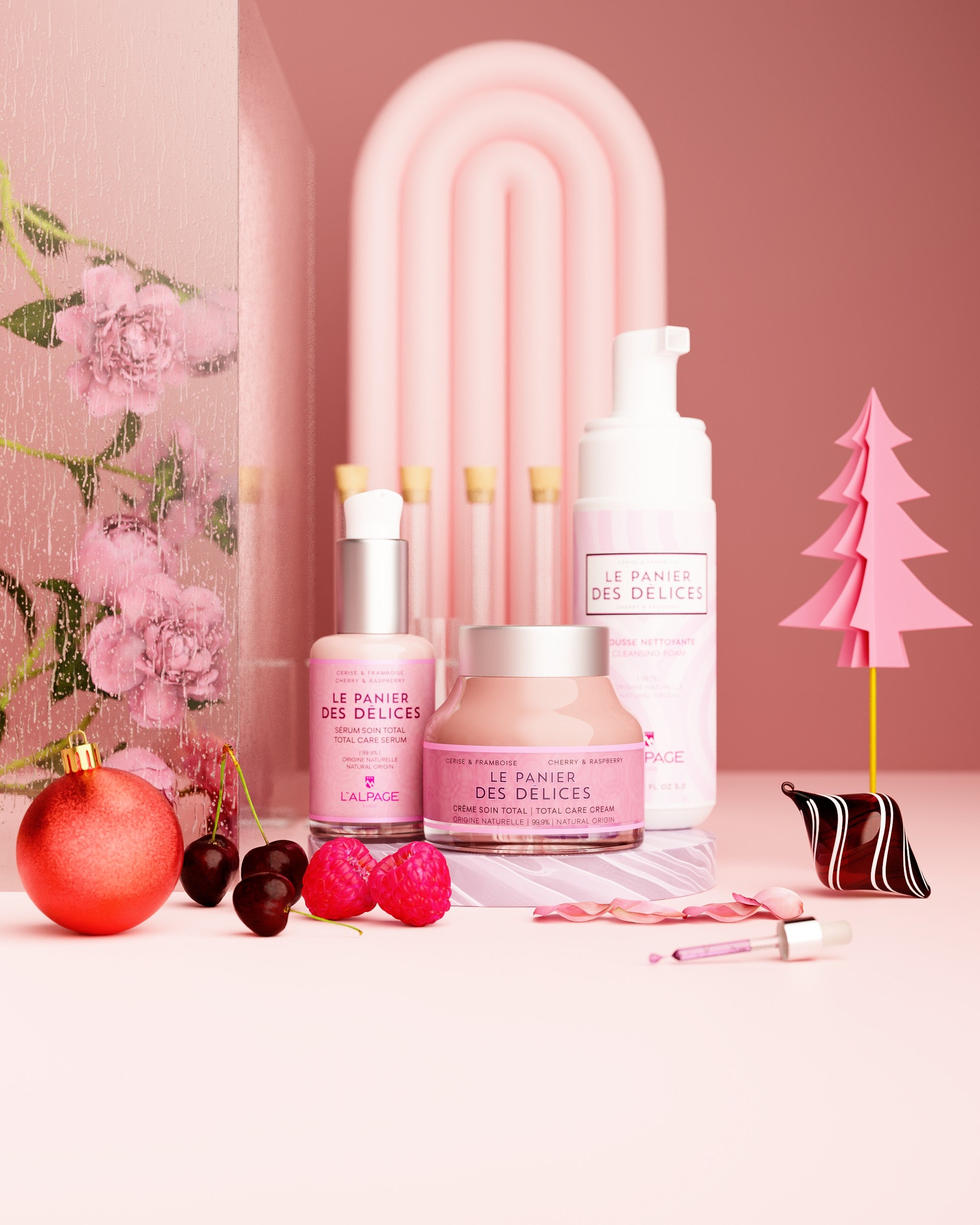 Set o Confezione Regalo TRIO Crema Trattamento Totale + Siero Trattamento Totale + Mousse Detergente <tc>Le Panier des Délices</tc>