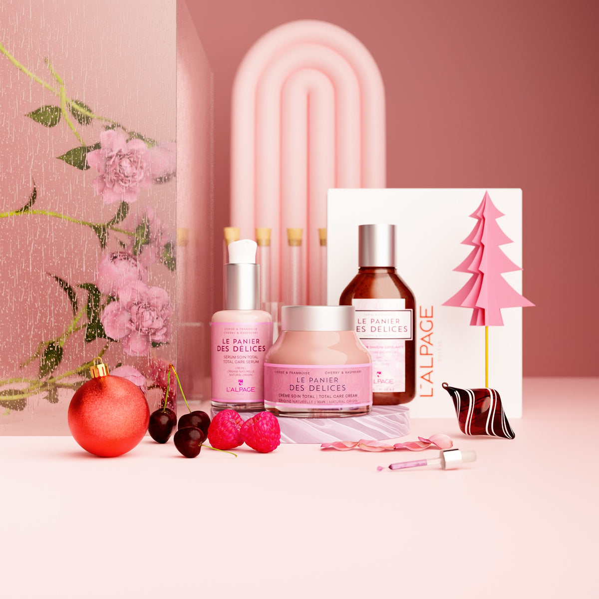 Geschenkset Totalpflege-Creme + Totalpflege-Serum + Peeling-Duschgel 1 – L'ALPAGE Suisse