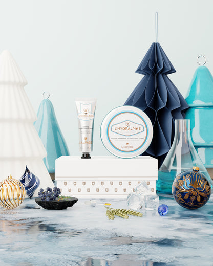 Set ou Coffret Cadeau Douche Gommante Exfoliante 200ml + Crème Main L&