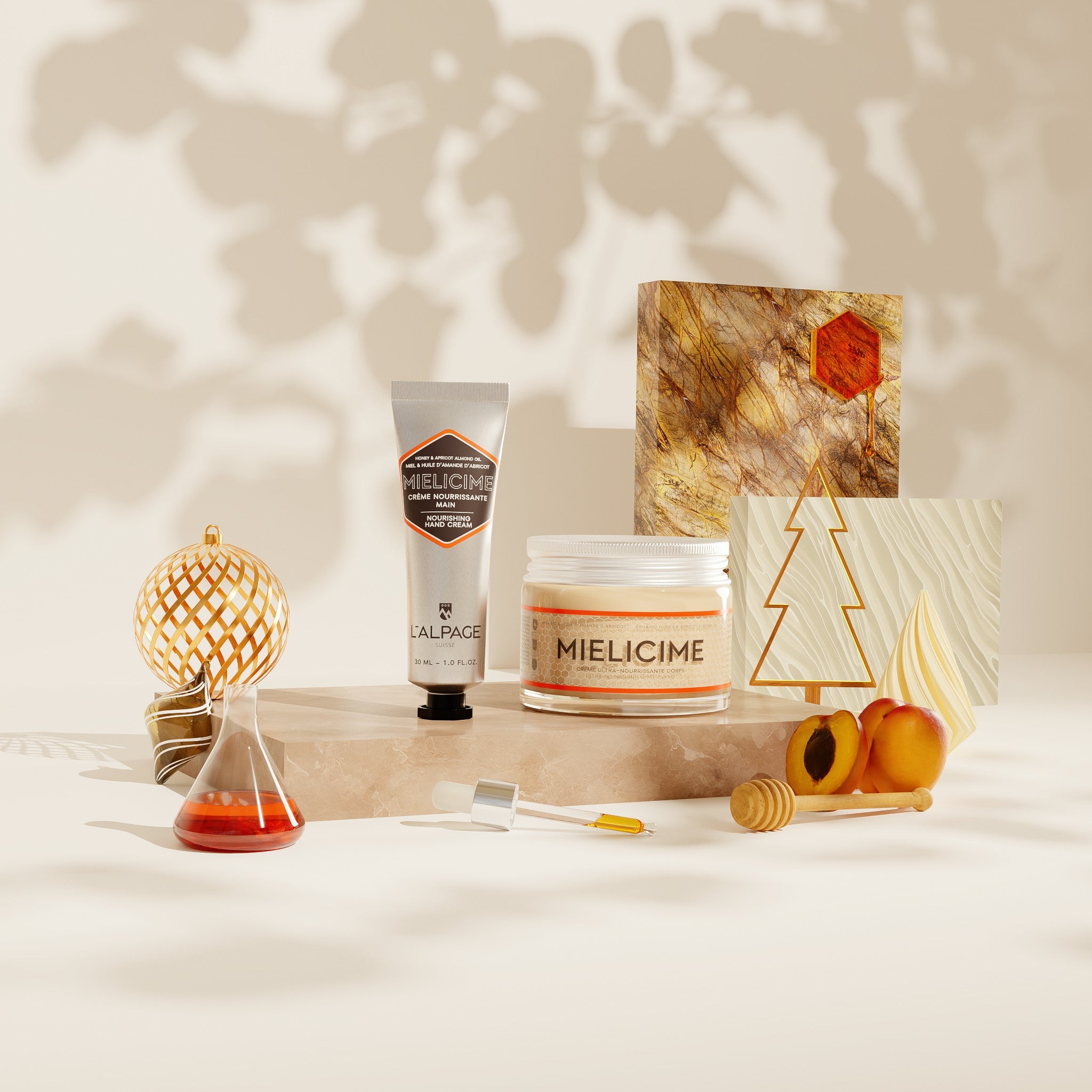 Set ou Coffret Cadeau DUO Crème Corps 50ml + Crème Main Mielicime