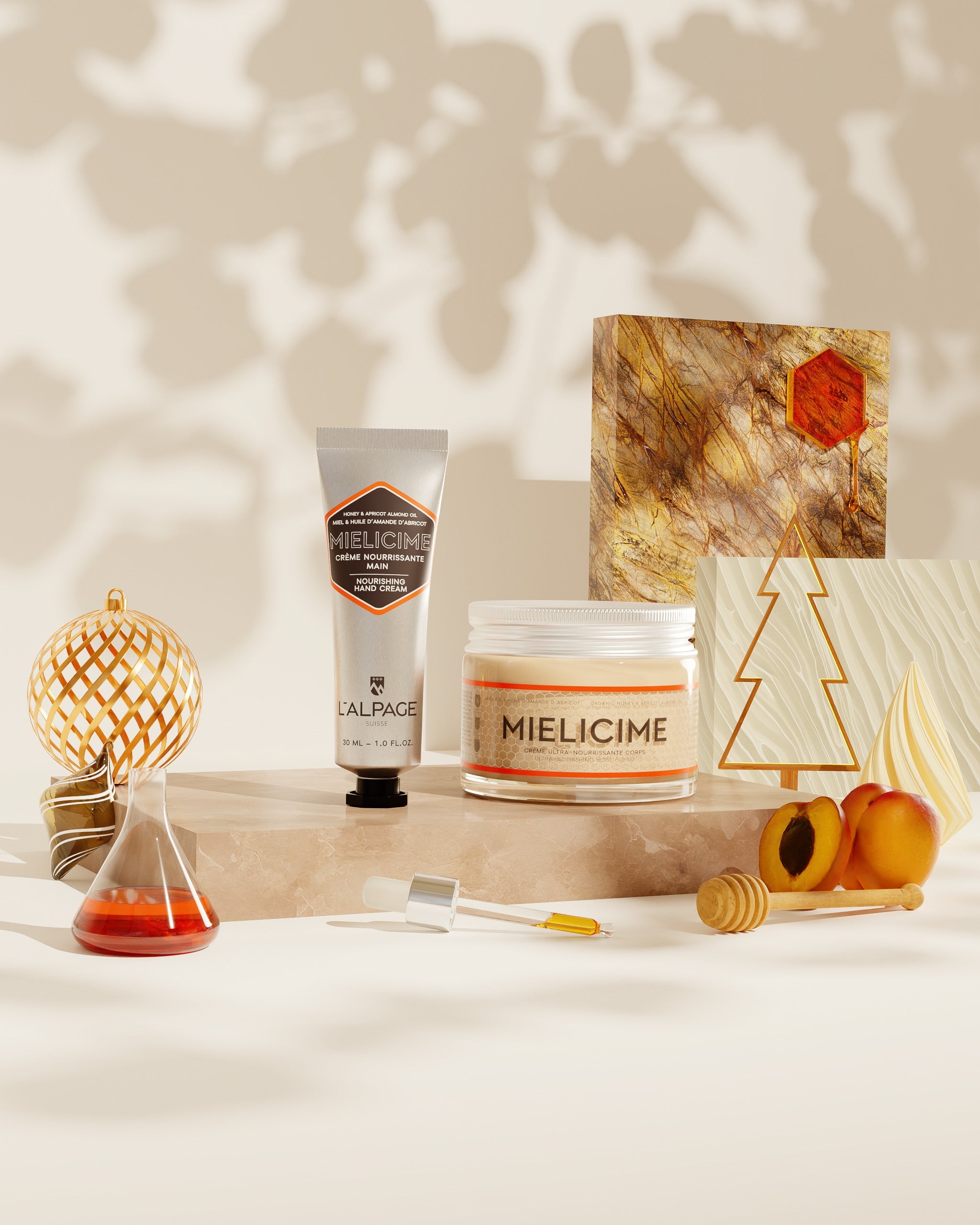 Set ou Coffret Cadeau DUO Crème Corps 50ml + Crème Main Mielicime