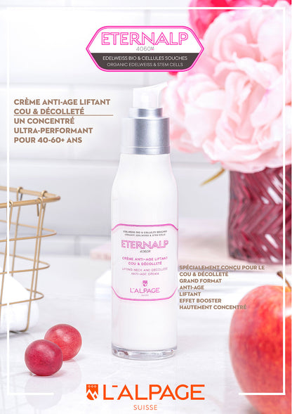 Crème Anti-Age Liftant Cou &amp; Décolleté Eternalp 4060m - L&