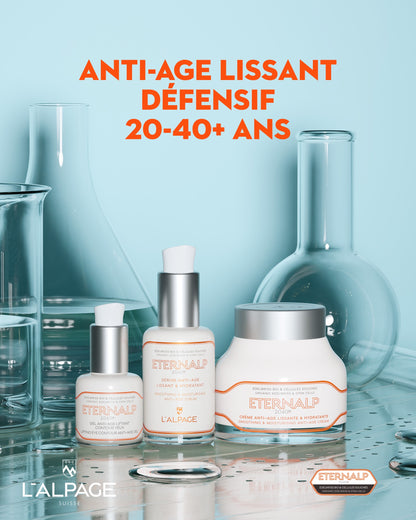 Coffret Cadeau Crème Anti-Age + Sérum Anti-Age + Gel Contour des Yeux Anti-Age ETERNALP 2040m