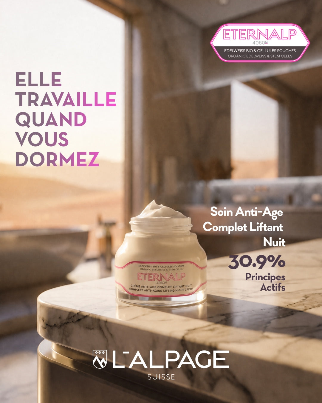 Komplette Anti-Aging-Lifting-Nachtcreme <tc>Eternalp</tc> 4060 m