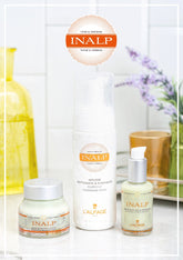 Coffret Cadeau Crème Matifiante et Lissante + Sérum Matifiant et Lissant + Mousse Nettoyante INALP - L&