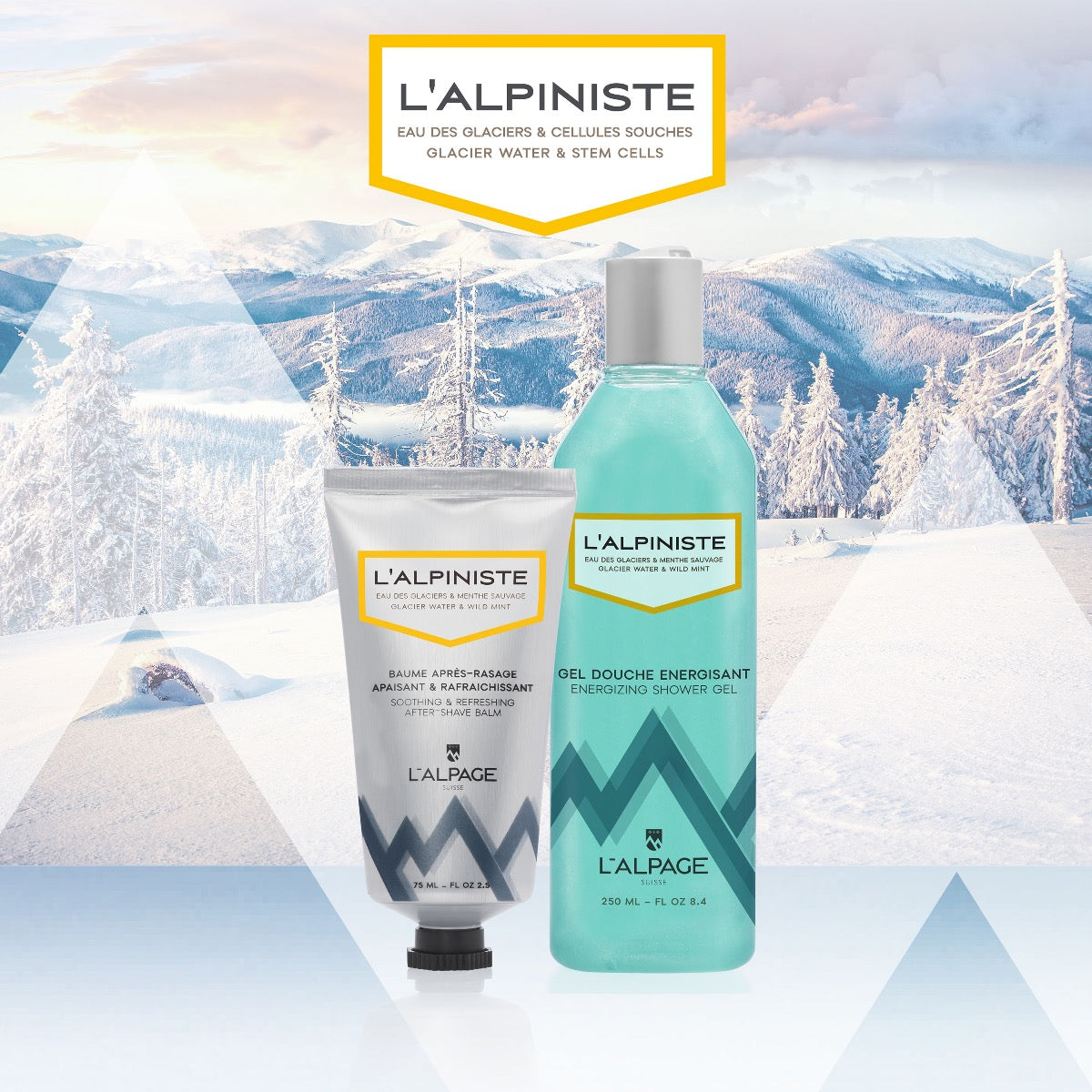 Coffret Cadeau Baume Après-Rasage + Gel Douche Energisant L&