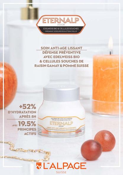 Coffret Cadeau Crème Anti-Age + Sérum Anti-Age + Gel Contour des Yeux Anti-Age ETERNALP 2040m - L&