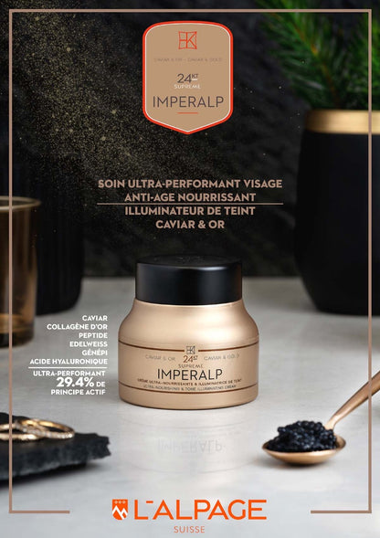 Crème Ultra-Nourrissante &amp; Illuminatrice de teint Imperalp - L&