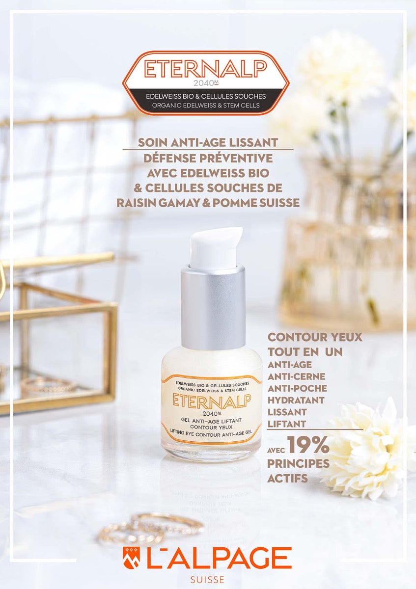 Coffret Cadeau Crème Anti-Age + Sérum Anti-Age + Gel Contour des Yeux Anti-Age ETERNALP 2040m - L&