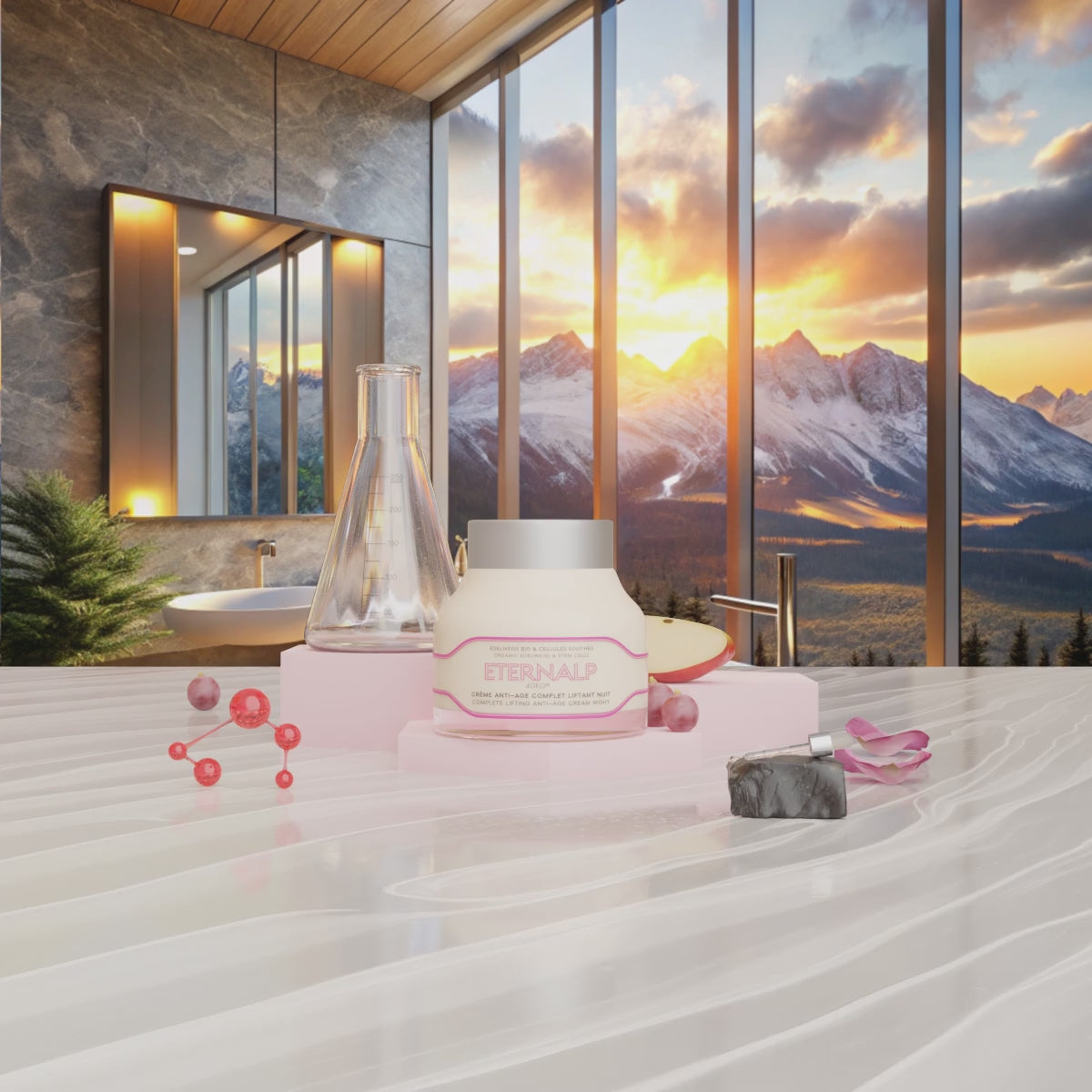 Anti Age Lifting-Nachtcreme Komplettpflege Eternalp 4060m
