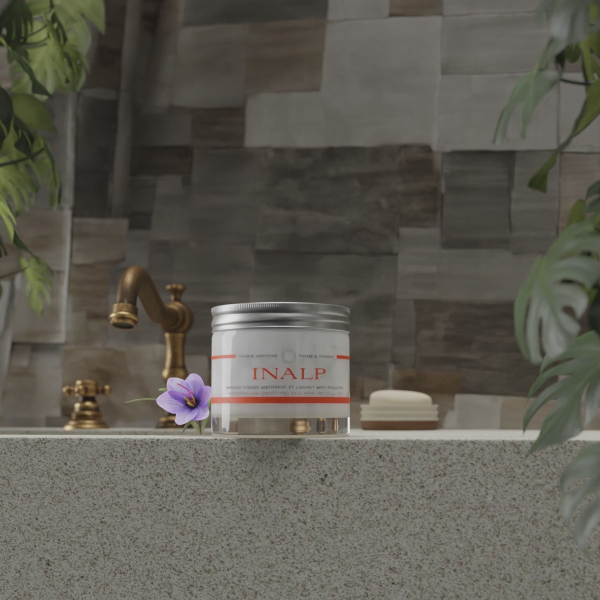 Masque Visage Matifiant &amp; Lissant Anti-Pollution Inalp - Cabine